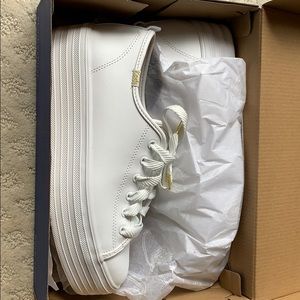 Keds Triple Up Platform Leather Sneakers